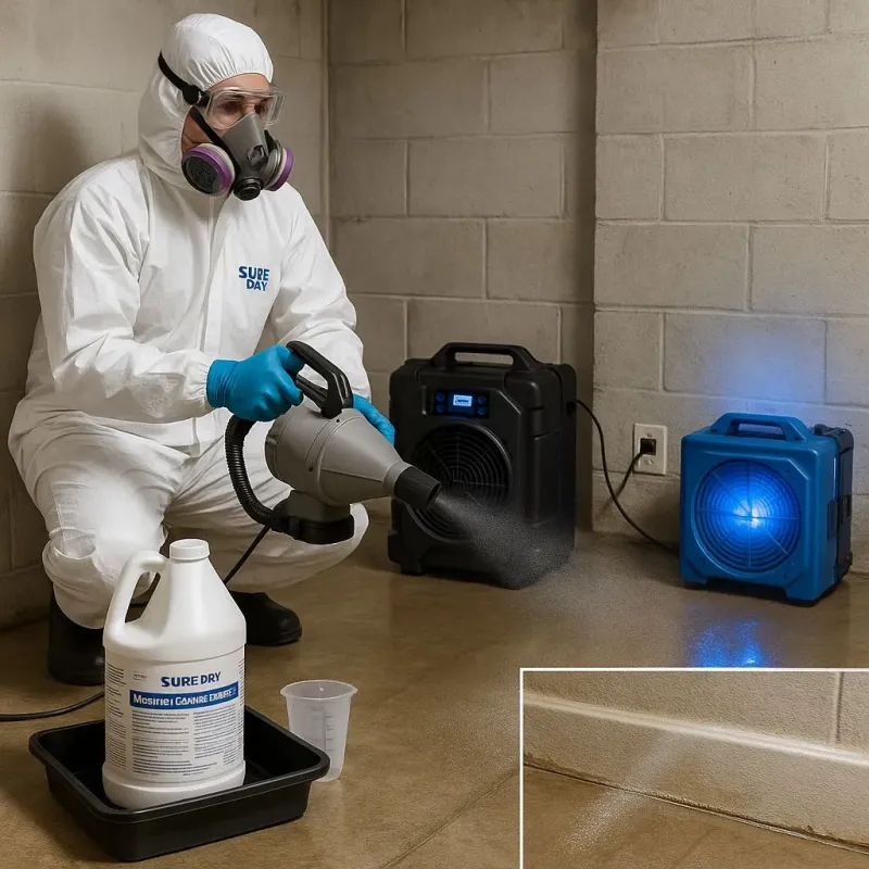 Sanitization and Odor Removal process in Fairland, MD